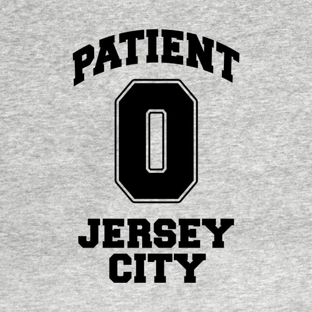 Patient Zero Zombie Jersey City - Black by MotiviTees